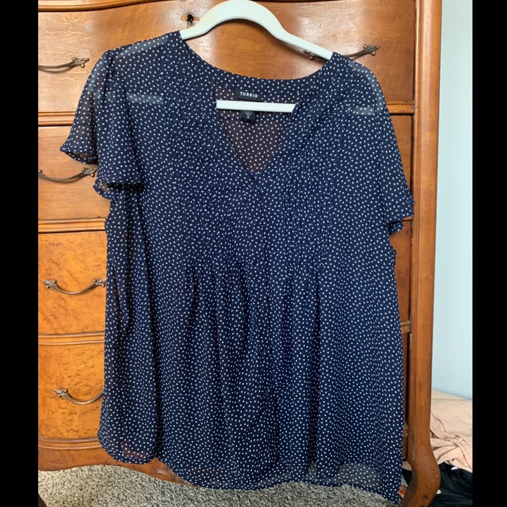 Sheer Torrid Heart Blouse